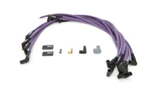 Load image into Gallery viewer, SBC Spark Plug Wire Set 90-Degree - Purple - scott performance wire CH-407-6