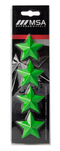 Load image into Gallery viewer, MSA STAR LOGO - GREEN (4PK) - MSA WHEELS