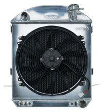 Load image into Gallery viewer, 24-27 T-Bucket Chevy Engine Aluminum Performance Radiator and 16 Inch Fan Kit Cold Case Radiators
