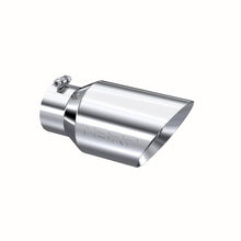 Load image into Gallery viewer, Exhaust Tail Pipe Tip 6 Inch O.D. Dual Wall Angled 4 Inch Inlet 12 Inch Length T304 Stainless Steel MBRP