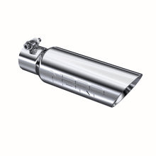 Load image into Gallery viewer, Exhaust Tail Pipe Tip 3 1/2 Inch O.D. Dual Wall Angled 2 1/2 Inch Inlet 12 Inch Length T304 Stainless Steel MBRP
