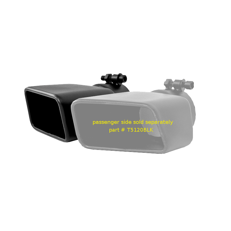 Exhaust Tip Rectangle Angled Cut Fits 3 Inch Systems Driver Side MBRP
