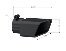 Load image into Gallery viewer, Exhaust Tip Rectangle Angled Cut Fits 3 Inch Systems Driver Side MBRP
