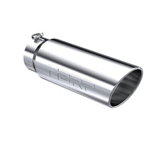Load image into Gallery viewer, Exhaust Tip 6 Inch O.D. Angled Rolled End 5 Inch Inlet 18 Inch Length T304 Stainless Steel MBRP
