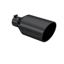 Load image into Gallery viewer, Exhaust Tip 8 Inch O.D. Rolled End 4 Inch Inlet 18 Inch Length Black Finish MBRP