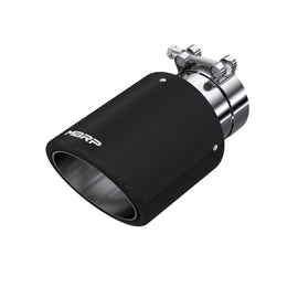 Exhaust Tip 4.5 Inch O.D. Dual Wall Angled 3 Inch Inlet 7.7 Inch Length Carbon Fiber MBRP