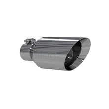 Load image into Gallery viewer, Exhaust Tip 4 1/2 Inch O.D. Dual Wall Angle Rolled End 2.5 Inch Inlet 11 Inch Length T304 Stainless Steel MBRP