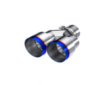 Load image into Gallery viewer, T304 Stainless Steel Burnt End Tip 2.5 Inch ID Dual 3.5 Inch OD Out 9.5 Inch Length Single Wall MBRP