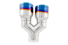 Load image into Gallery viewer, T304 Stainless Steel Burnt End Tip 2.5 Inch ID Dual 3.5 Inch OD Out 9.5 Inch Length Single Wall MBRP