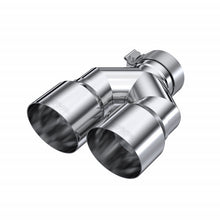 Load image into Gallery viewer, T304 Stainless Steel Tip 3.0 Inch ID 4.0 Inch OD Dual Out 9.87 Inch Length Dual Wall MBRP