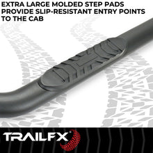Load image into Gallery viewer, T83_A1011B_4 INCH OVAL BENT STEP BAR_EXTENDED_B2C_3.jpg