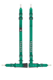 Harness Drift 4 Pt Bolt- 2in Shldr & Lap Green - TAKATA TR 74001US-H2