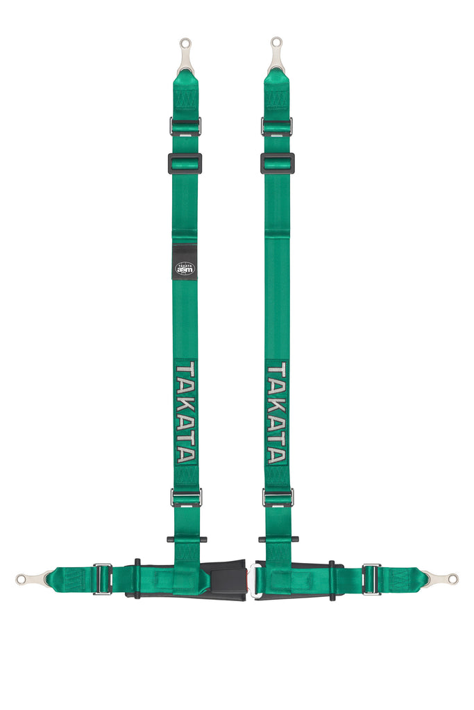 Harness Drift 4 Pt Bolt- 2in Shldr & Lap Green - TAKATA TR 74001US-H2