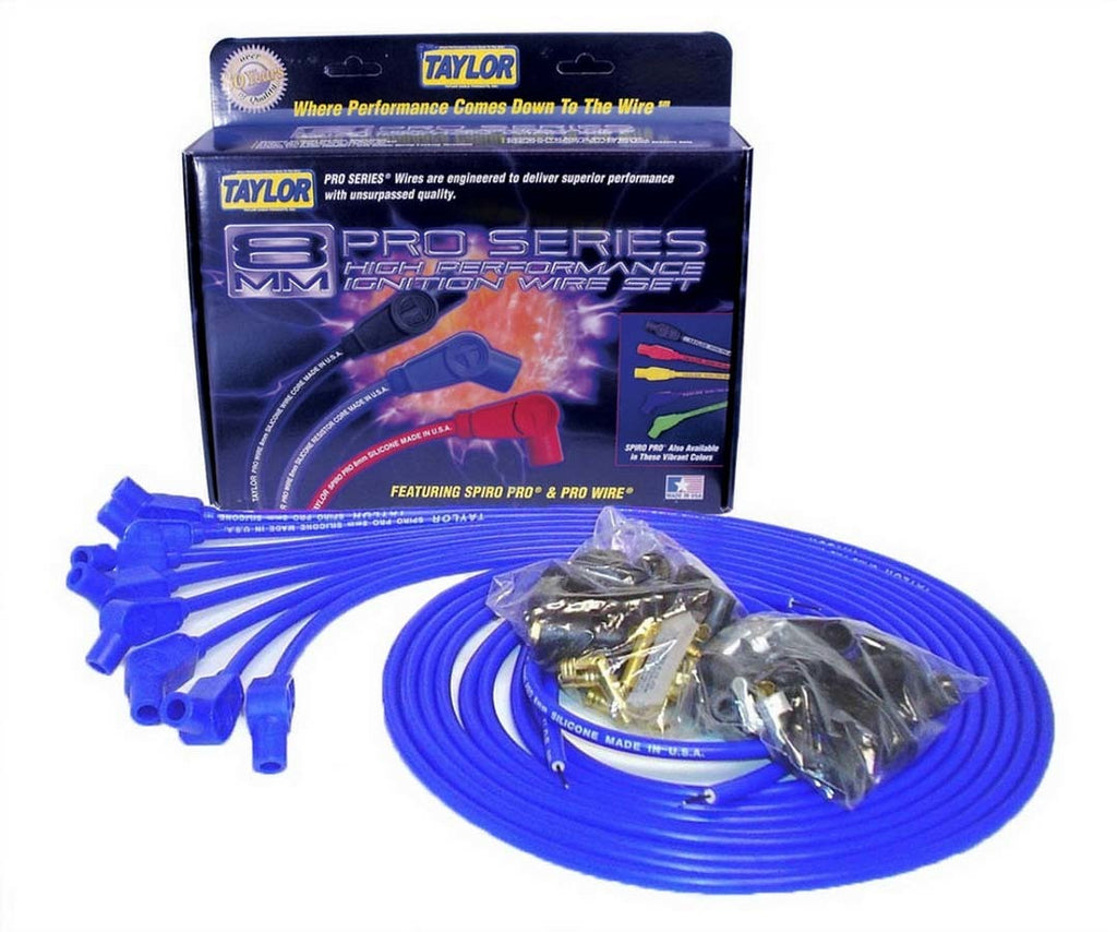 8mm Blue Spiro-Pro Wires - Taylor Cable 73653