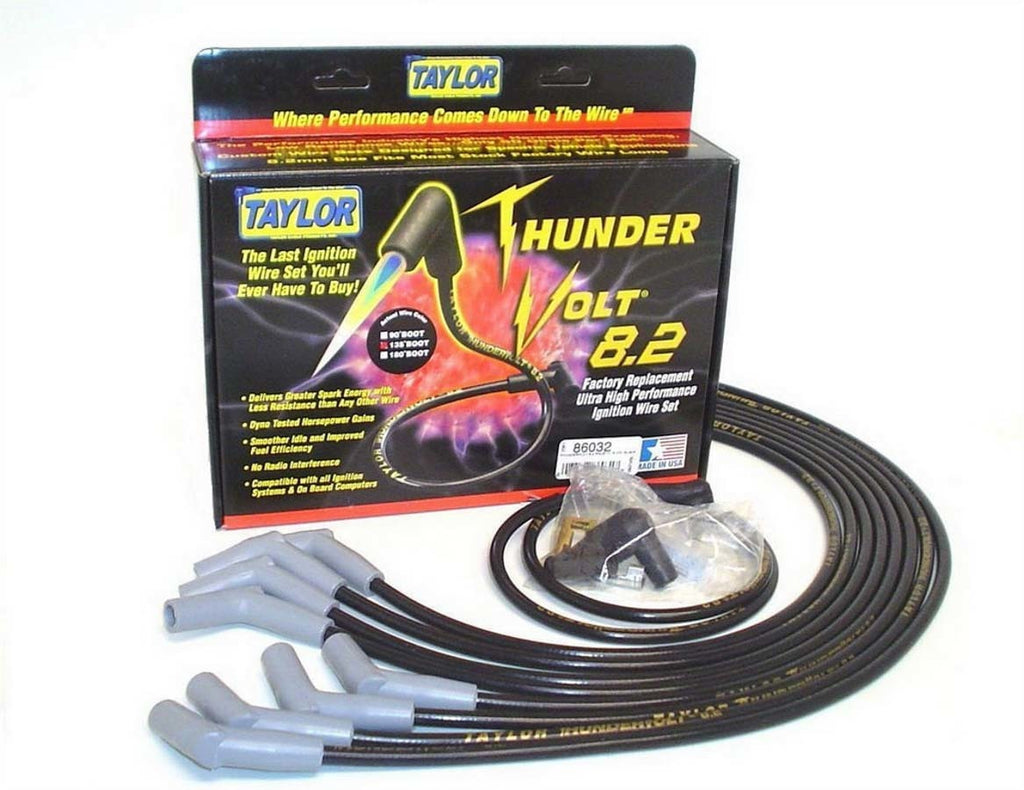 Thundervolt 8.2 Plug Wire Set BBC Black - Taylor Cable 86032