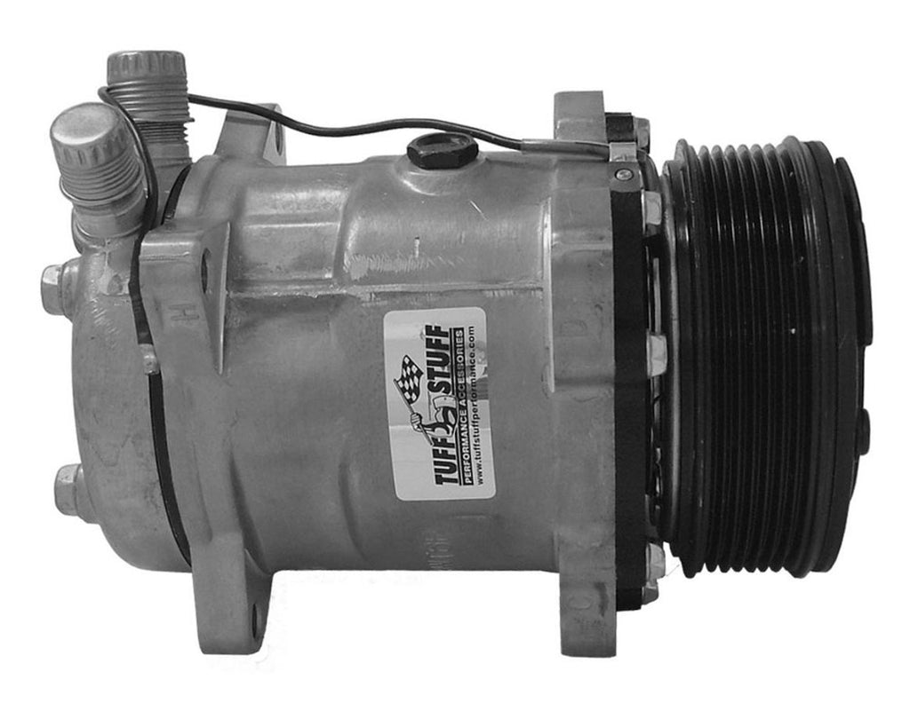 508 Compressor R134A Plain Serpentine - Tuff Stuff Performance Accessories 4515NC6G
