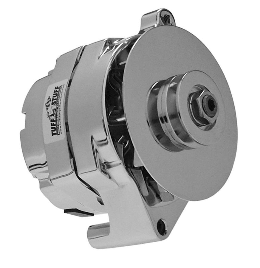 Ford Alt 100 Amp Chrome 1 Groove Pulley - Tuff Stuff Performance Accessories 7078NC
