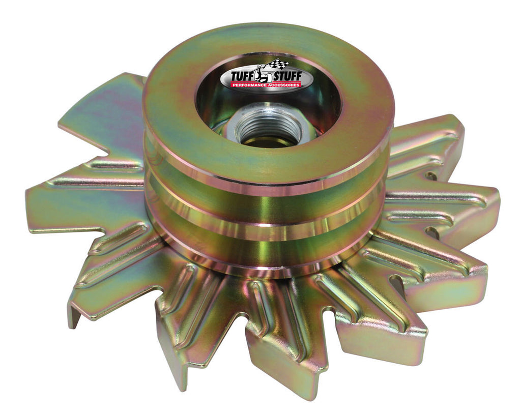 Alternator Gold Zinc Fan And Pulley Combo - Tuff Stuff Performance Accessories 7600BD