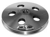 Power Steering Pump Pulley Chrome - Tuff Stuff Performance Accessories 8488A