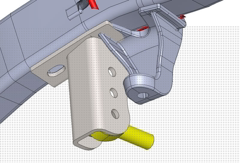 Jeep TJ Trackbar Mount 97-06 Wrangler TJ 2.5 3.5 Inch Stretch Artec Industries - Artec Industries TJ2001 GNKQ_TJ2001