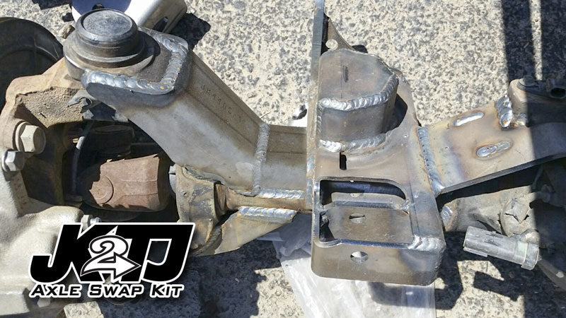 JK2TJ Front Axle Swap Kit Dana 44 Rubicon LCA Brackets W/Standard Hole Artec Industries