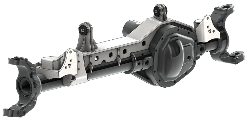 TJ 1 Ton Front Dana 60 85-97 Swap Kit W/Adjustable Truss Upper Link Mount Single Artec Industries - Artec Industries TJ6063 GNKQ_TJ6063