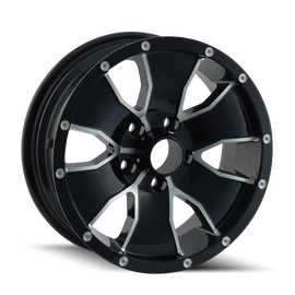 14 (14) GLOSS BLACK MACHINED 