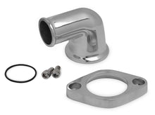 Load image into Gallery viewer, Alm. Water Outlet  90- Degree Swivel Polished - Weiand 6244