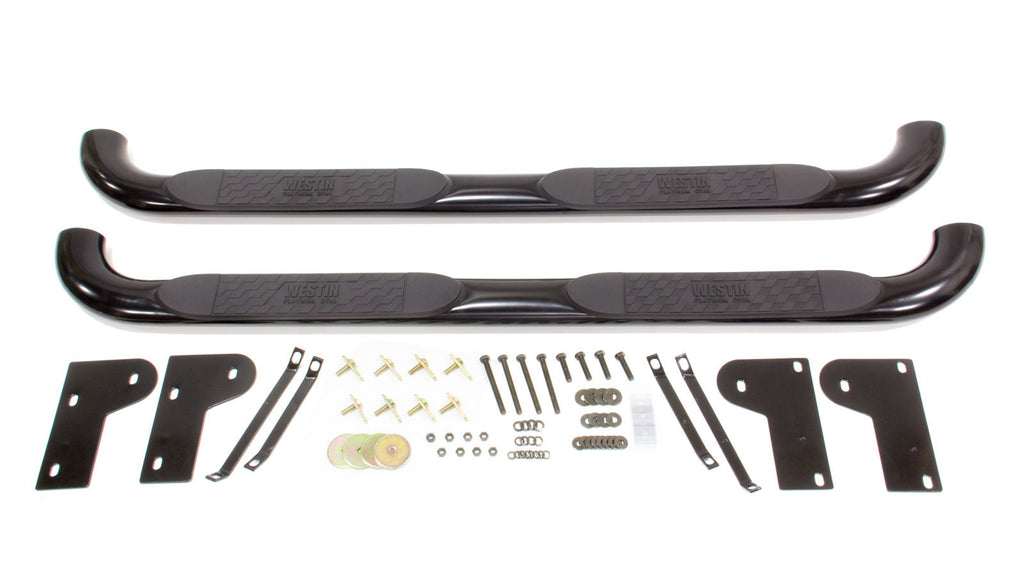 02-07 Dodge Ram Quad Cab Oval Step Bar Black - Westin 21-2315