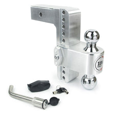 Load image into Gallery viewer, Weigh Safe 180 Hitch - Drop Hitch w/Chrome Combo Ball - 8" Drop for 2.5" Shank