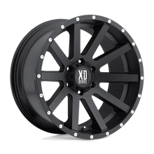 Load image into Gallery viewer, XD818 20X10 5X5.0 SATIN BLACK -24MM
