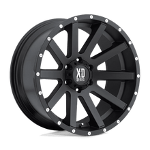 Load image into Gallery viewer, XD818 17X8 5X110 SATIN BLACK 35MM