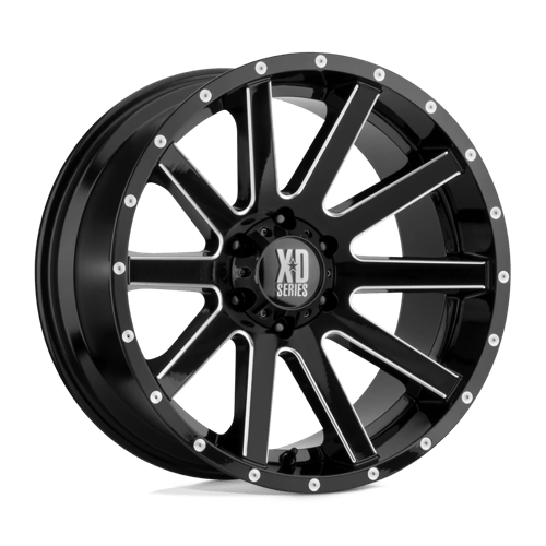 XD818 20X10 6X135 S-BLK MILLED -24MM