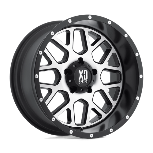 XD820 20X10 8X6.5 125.5 S-BLK MACH -24