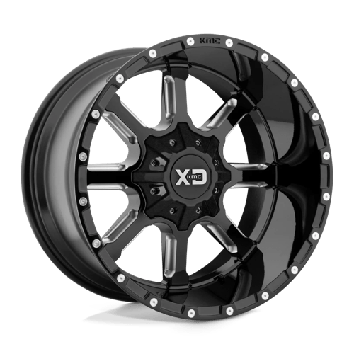 XD838 20X9 5X5.0/5.5 G-BLK MILL 18MM