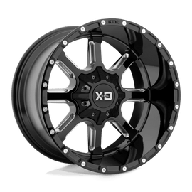 XD838 20X9 5X5.0/5.5 G-BLK MILL 18MM