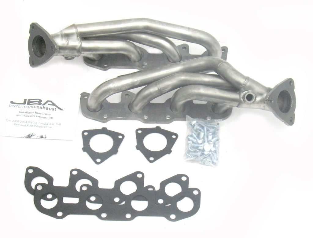JBA Cat4Ward Headers for 00-04 Toyota  4.7L Raw 409. EPA & CARB legal in 50 states.