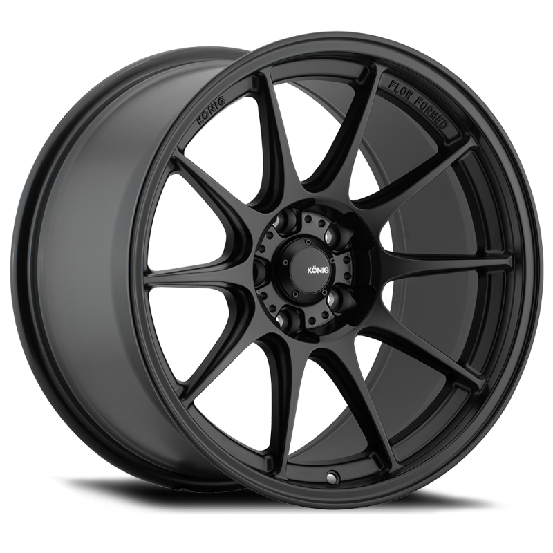 Konig Dekagram 18x8.5 5x114.3 ET35 Semi-Matte Black KNGDK88514355