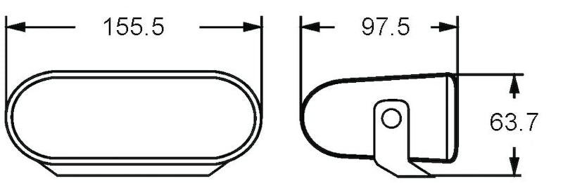 Hella FF75 Series H7 12V/55W Hallogen Fog Lamp Kit HELLA008284801