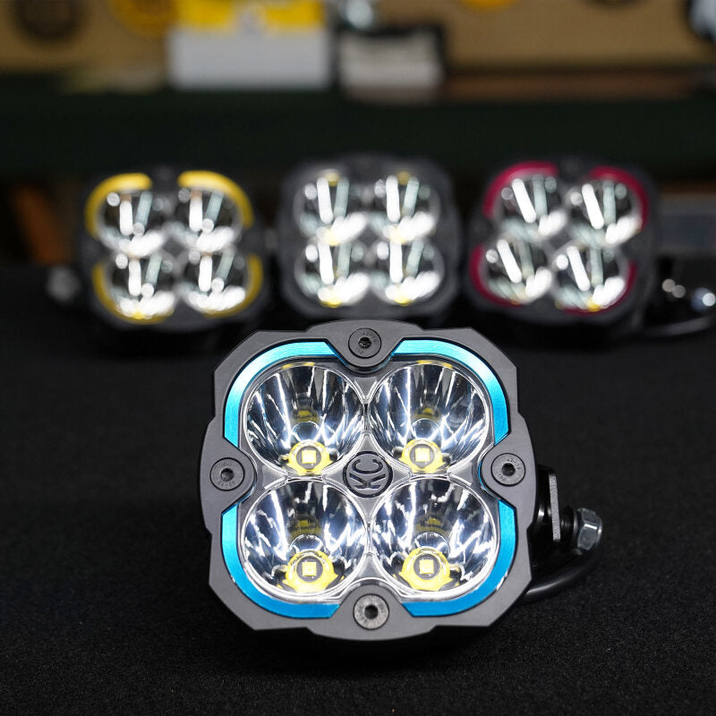 KC HiLiTES FLEX ERA 4 Color Bezel Ring Blue (ea) KCL30572