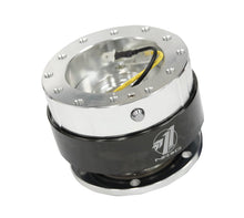 Load image into Gallery viewer, NRG Quick Release Gen 1.5 - Silver Body / Black Chrome Ring NRGSRK-100BC