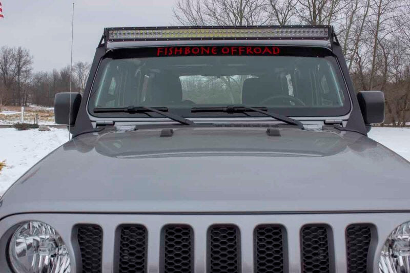 Fishbone Offroad 2018+ Jeep Wrangler JL Windshield Light Bracket FBOFB21058