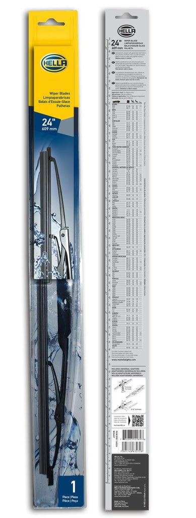 Hella Standard Wiper Blade 24in - Single HELLA9XW398114024