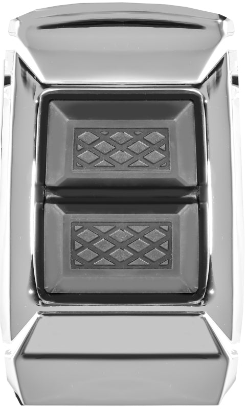 Kuryakyn Enygma Brake Pedal Pad FL Touring Models - Chrome KUR10045-1