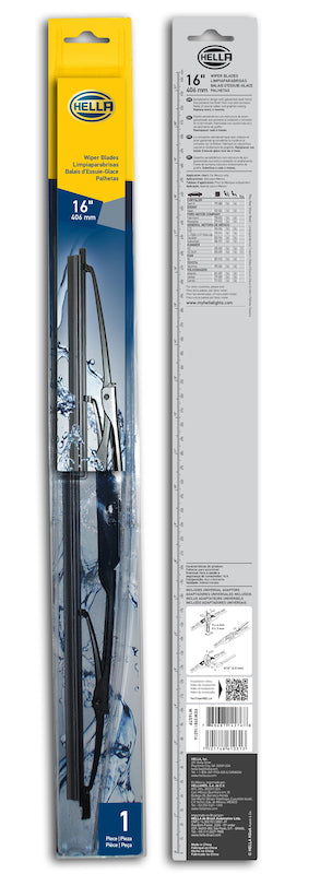Hella Standard Wiper Blade 16in - Single HELLA9XW398114016/I