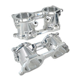 IAG V3 Top Feed TGV Housings with Butterfly Pass Thru (Silver)  -  IAG Performance IAG-AFD-3050SL