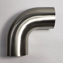 Load image into Gallery viewer, Stainless Bros 5in Diameter 1D Radius 90 Degree Bend 2in/2in Leg Mandrel Bend STB601-12756-4100