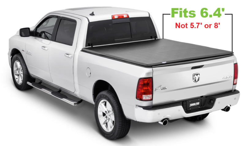 Tonno Pro 02-19 Dodge RAM 1500 6.4ft Fleetside Tonno Fold Tri-Fold Tonneau Cover TNP42-200