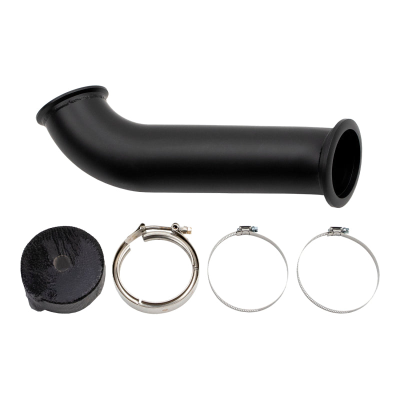 Wehrli 04.5-07 Dodge Ram Cummins 4in Down Pipe - w/High Mount S400 Turbo & 2nd Gen Manifold WCFWCF100262