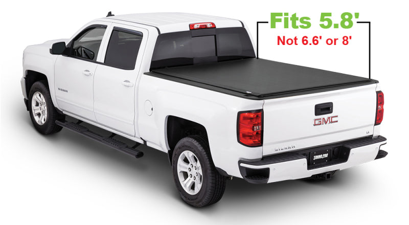 Tonno Pro 14-19 Chevy Silverado 1500 5.8ft Fleetside Lo-Roll Tonneau Cover TNPLR-1050